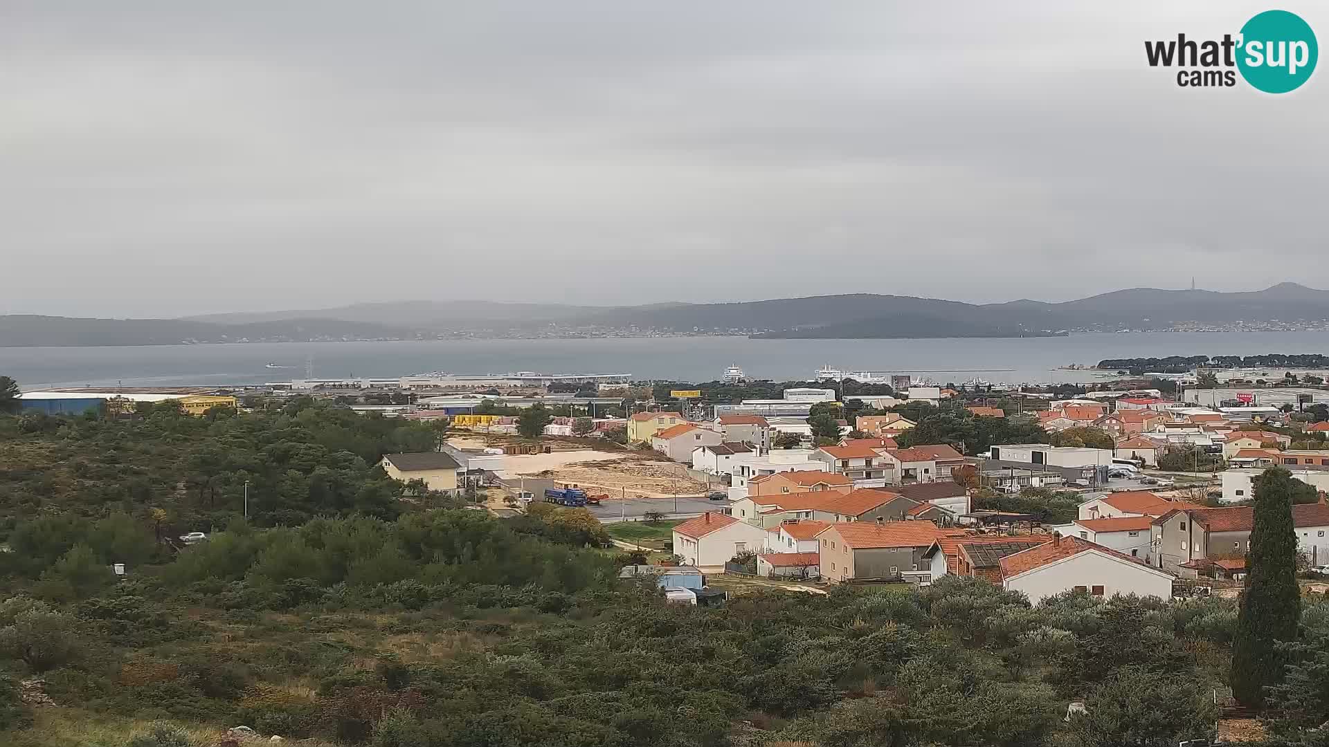 Zadar Pristanišče Gazenica s panoramsko spletno kamero, Zadar, Hrvaška