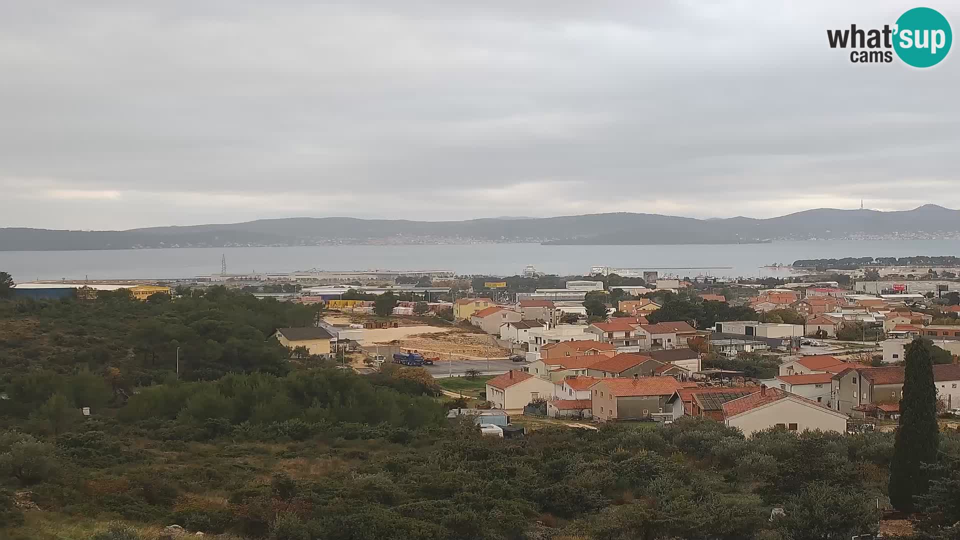 Panorama de la Webcam del Puerto Gazenica de Zadar, Zadar, Croacia