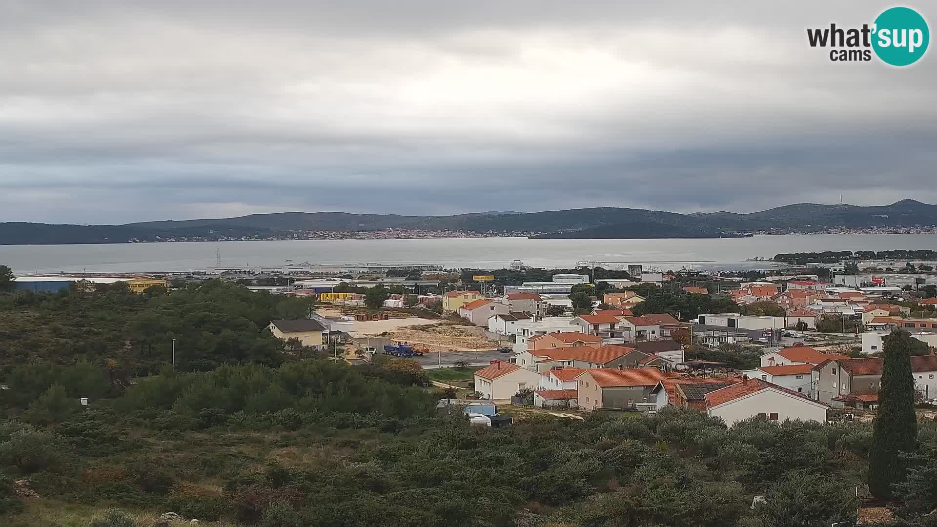 Panorama de la Webcam del Puerto Gazenica de Zadar, Zadar, Croacia