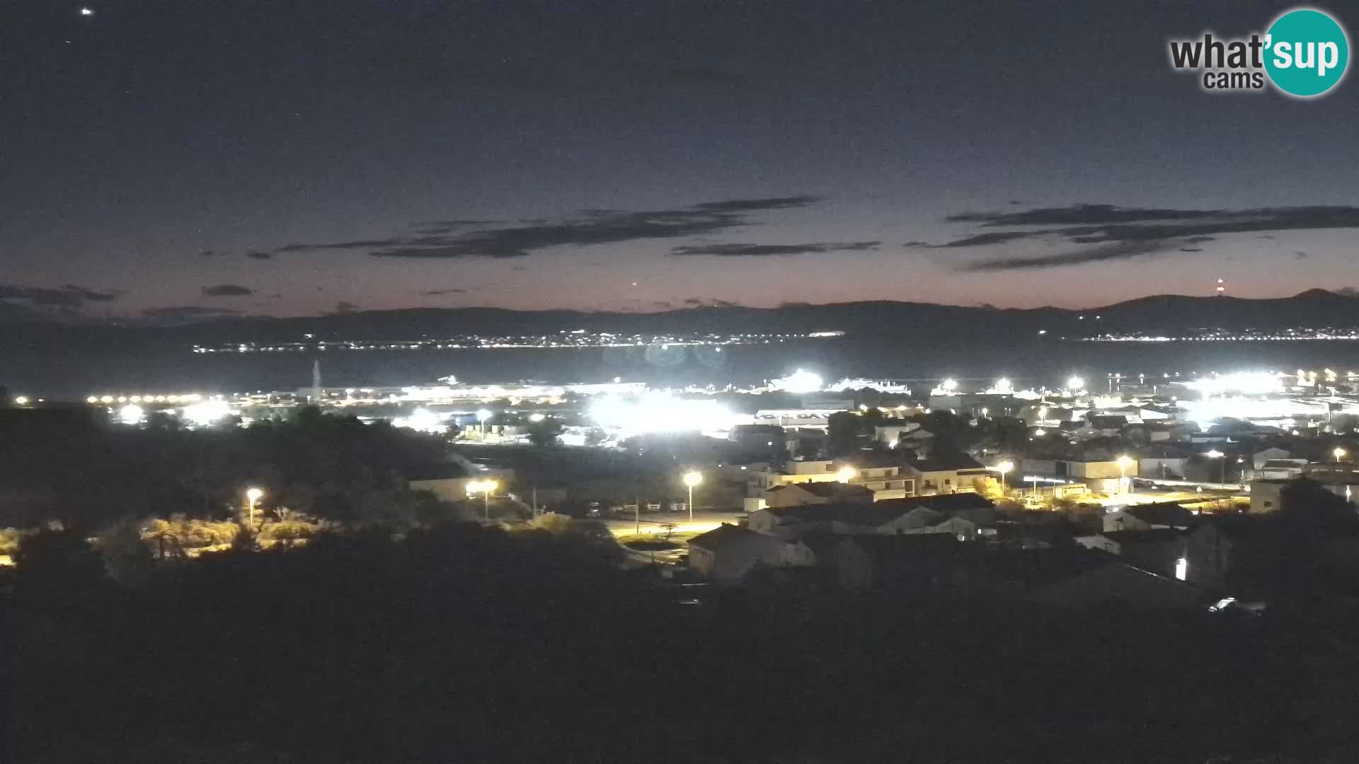 Panorama de la Webcam del Puerto Gazenica de Zadar, Zadar, Croacia