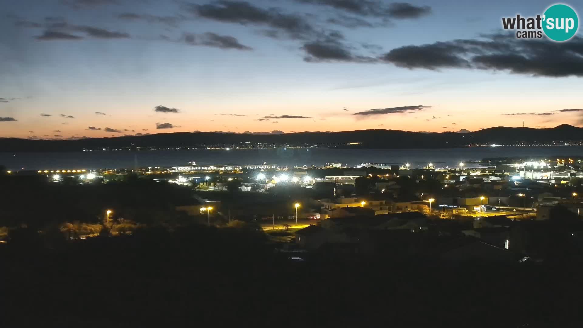 Panorama de la Webcam del Puerto Gazenica de Zadar, Zadar, Croacia