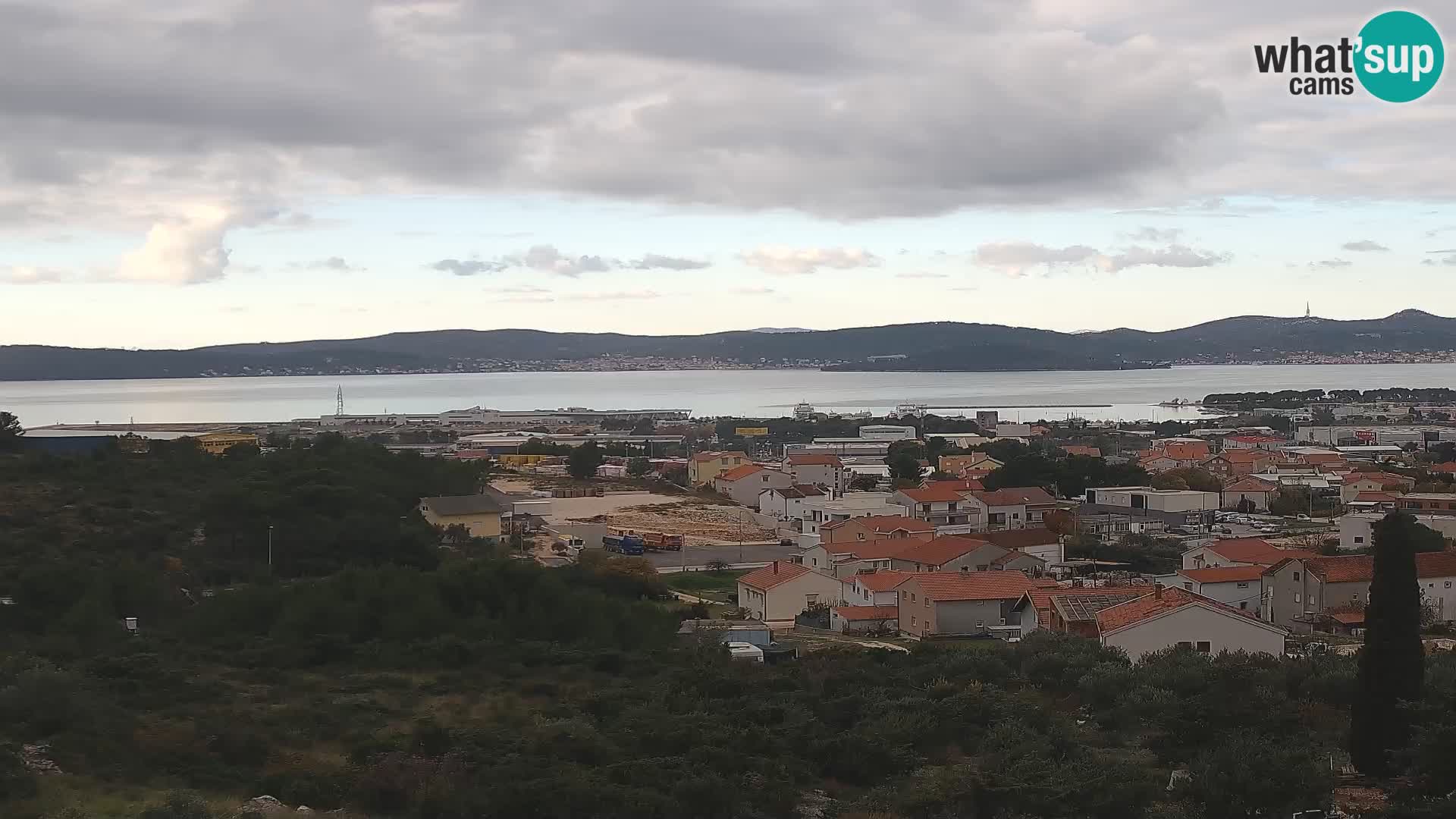 Panorama de la Webcam del Puerto Gazenica de Zadar, Zadar, Croacia