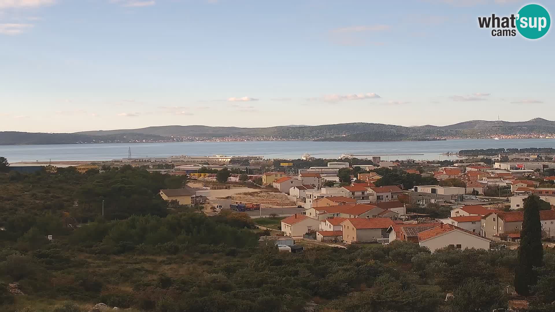 Panorama de la Webcam del Puerto Gazenica de Zadar, Zadar, Croacia