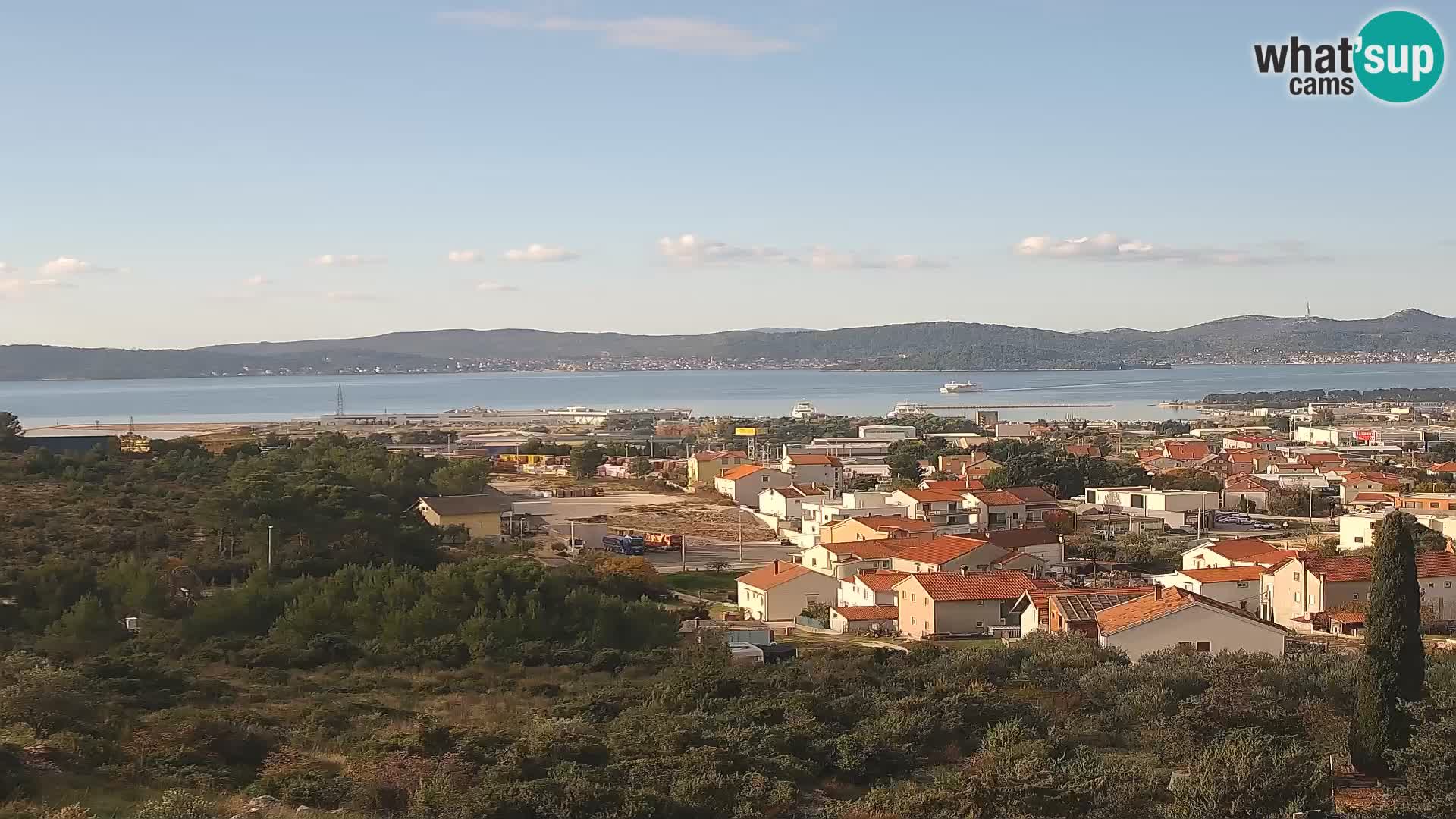 Zadar Pristanišče Gazenica s panoramsko spletno kamero, Zadar, Hrvaška