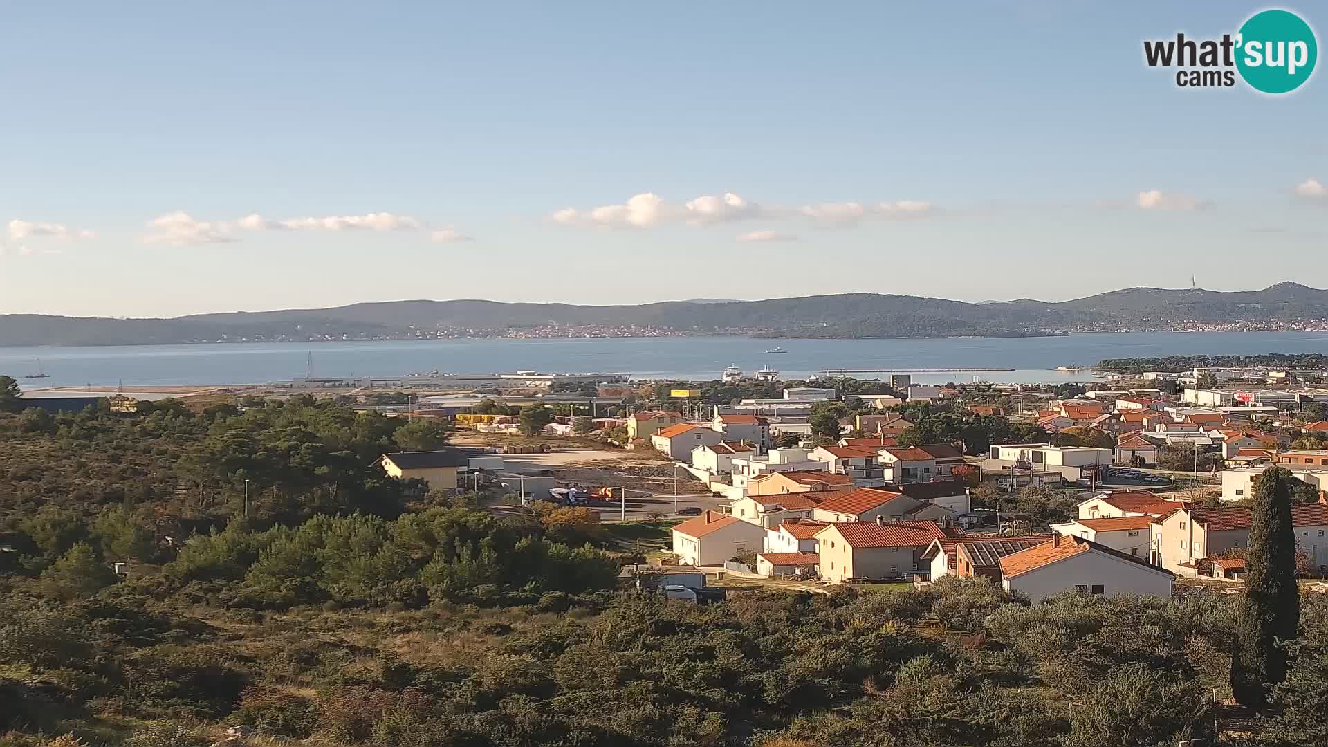 Zadar Pristanišče Gazenica s panoramsko spletno kamero, Zadar, Hrvaška