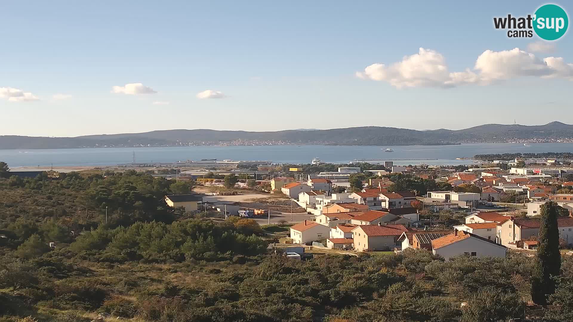 Zadar Pristanišče Gazenica s panoramsko spletno kamero, Zadar, Hrvaška