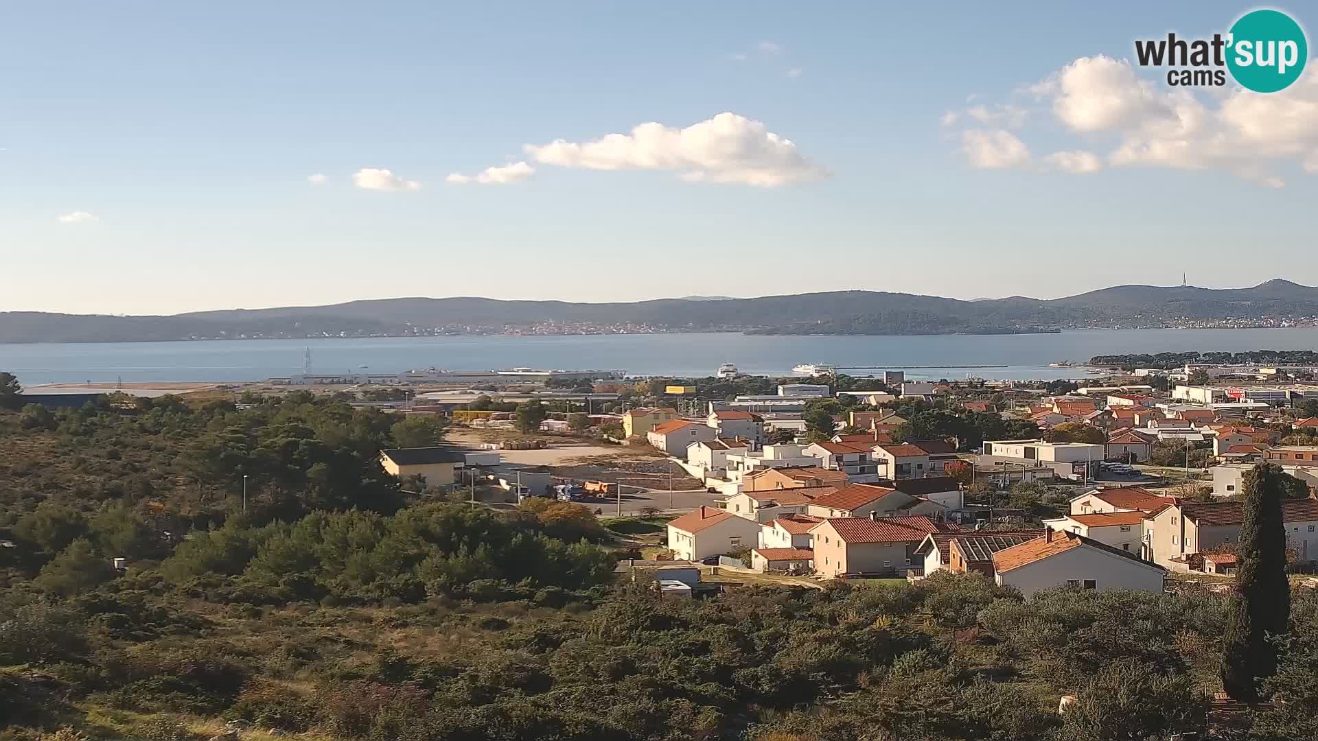 Panorama de la Webcam del Puerto Gazenica de Zadar, Zadar, Croacia