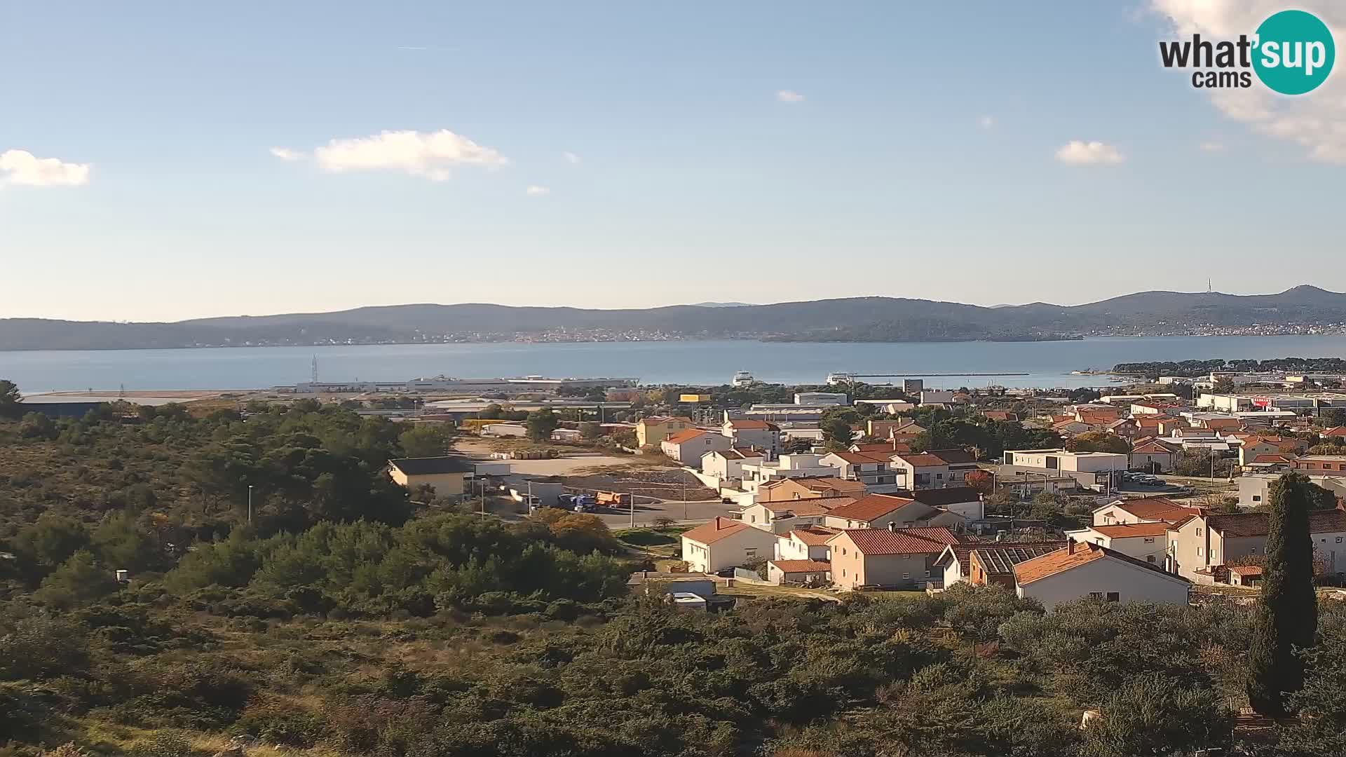 Panorama de la Webcam del Puerto Gazenica de Zadar, Zadar, Croacia