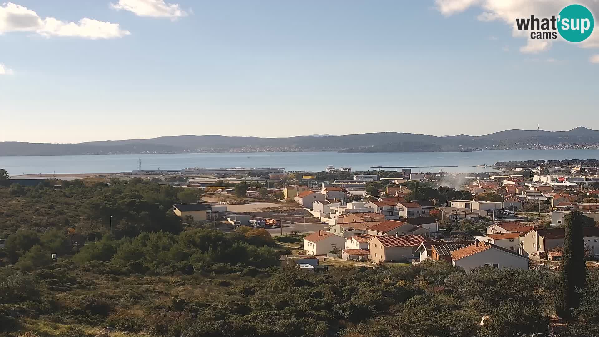 Zadar Pristanišče Gazenica s panoramsko spletno kamero, Zadar, Hrvaška