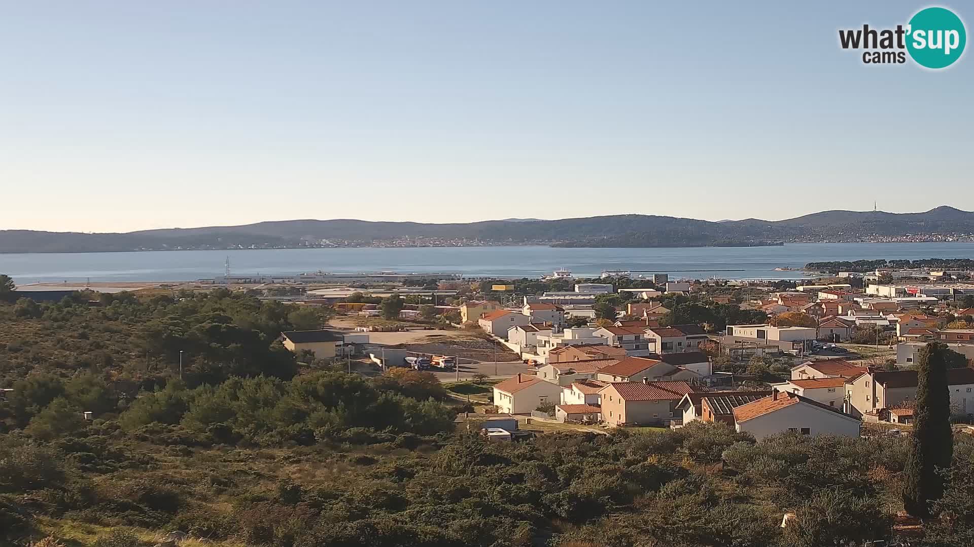 Panorama de la Webcam del Puerto Gazenica de Zadar, Zadar, Croacia