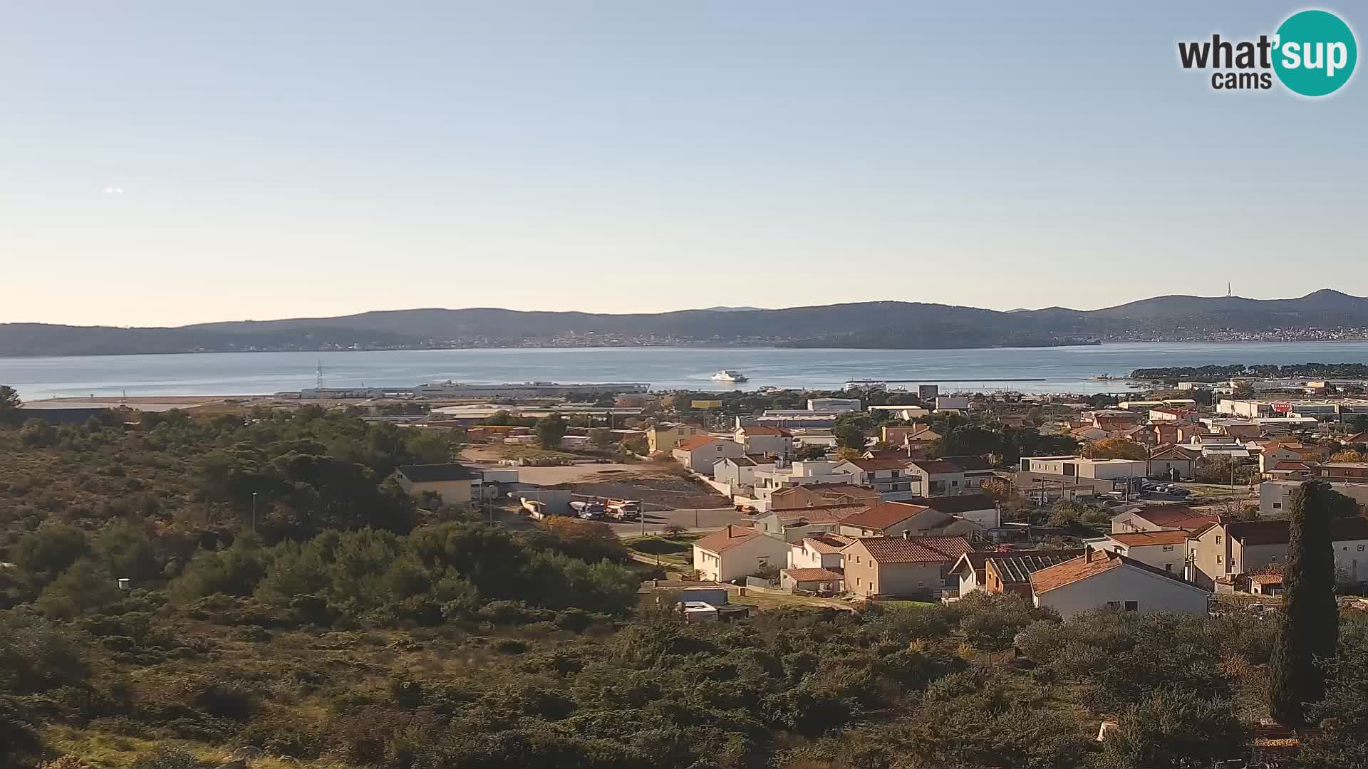 Zadar Pristanišče Gazenica s panoramsko spletno kamero, Zadar, Hrvaška