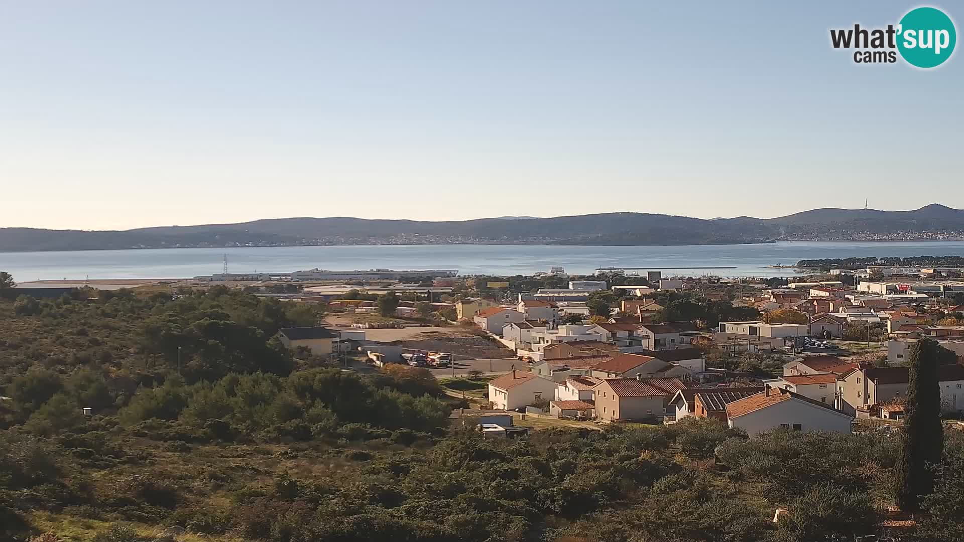 Zadar Pristanišče Gazenica s panoramsko spletno kamero, Zadar, Hrvaška