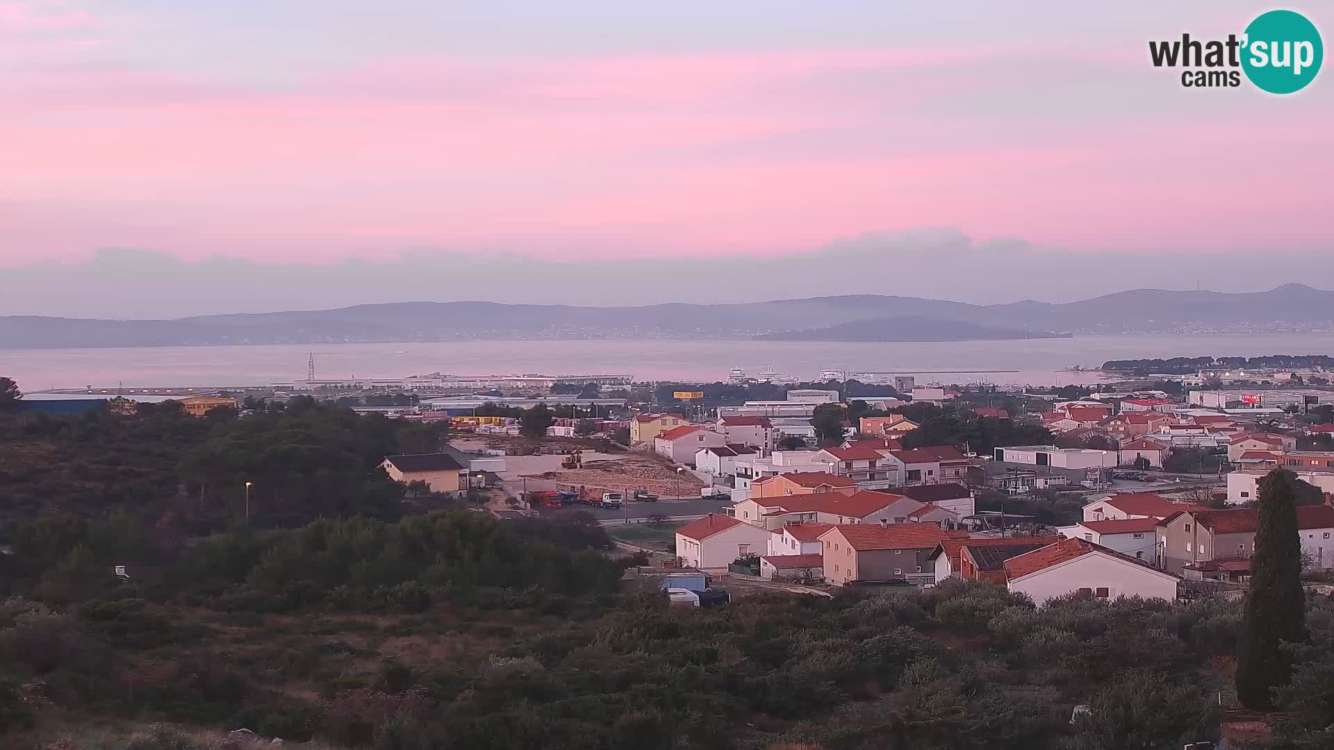 Zadar Port Gazenica Webcam Panorama, Zadar, Kroatien