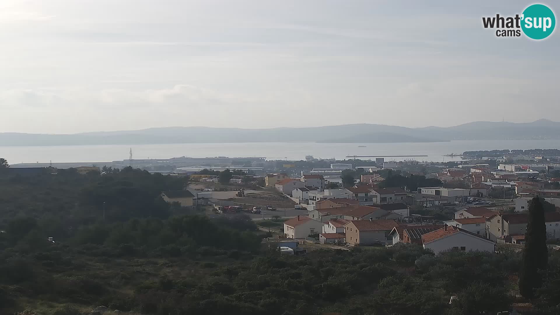 Zadar Pristanišče Gazenica s panoramsko spletno kamero, Zadar, Hrvaška