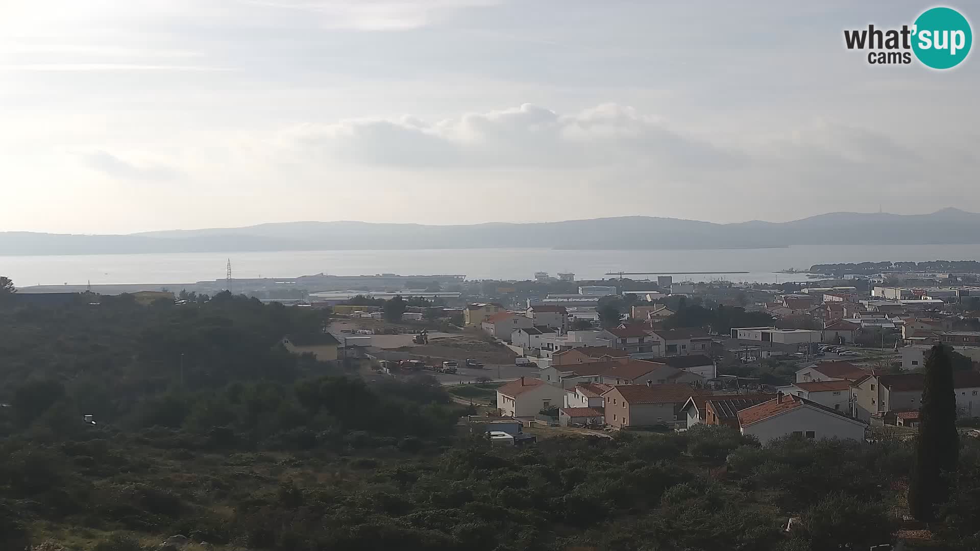 Zadar Pristanišče Gazenica s panoramsko spletno kamero, Zadar, Hrvaška