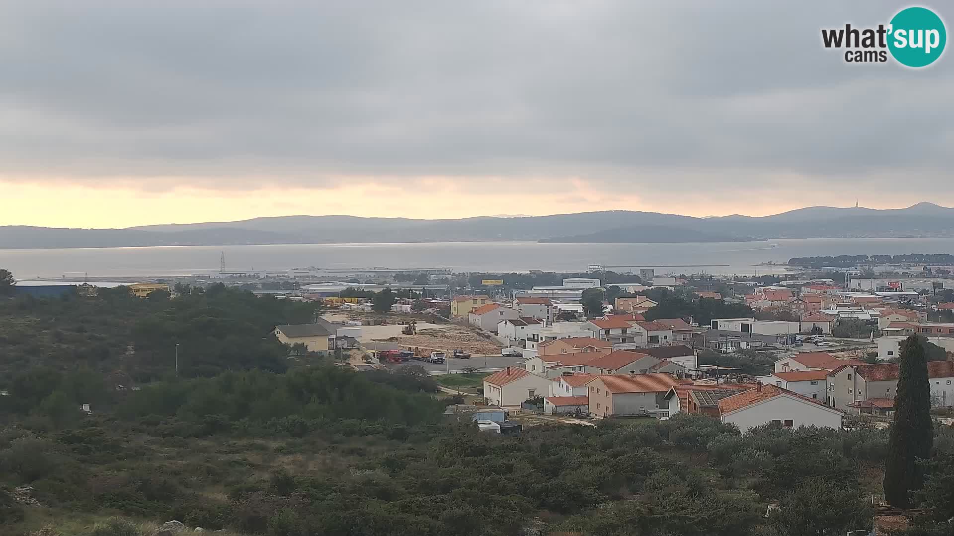 Zadar Port Gazenica Webcam Panorama, Zadar, Kroatien