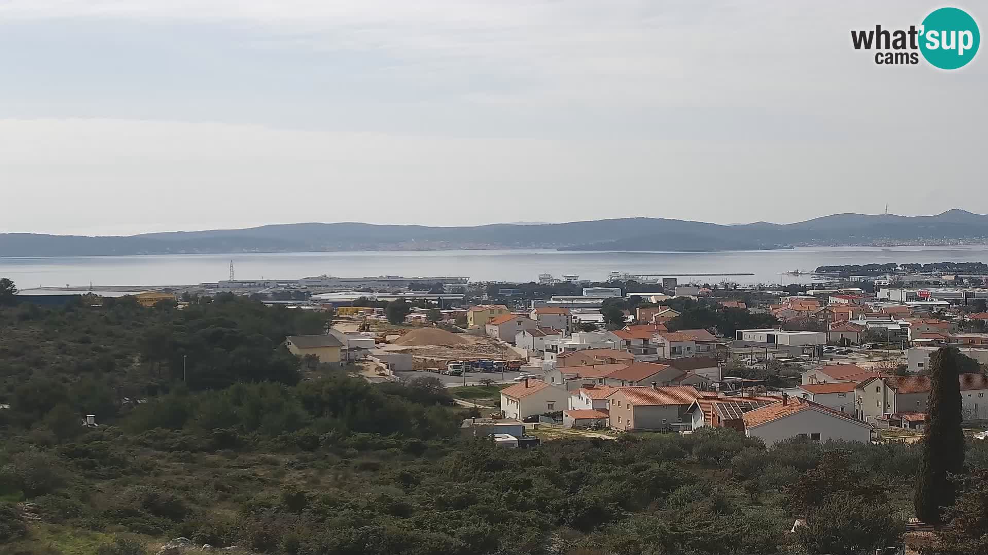 Panorama de la Webcam del Puerto Gazenica de Zadar, Zadar, Croacia