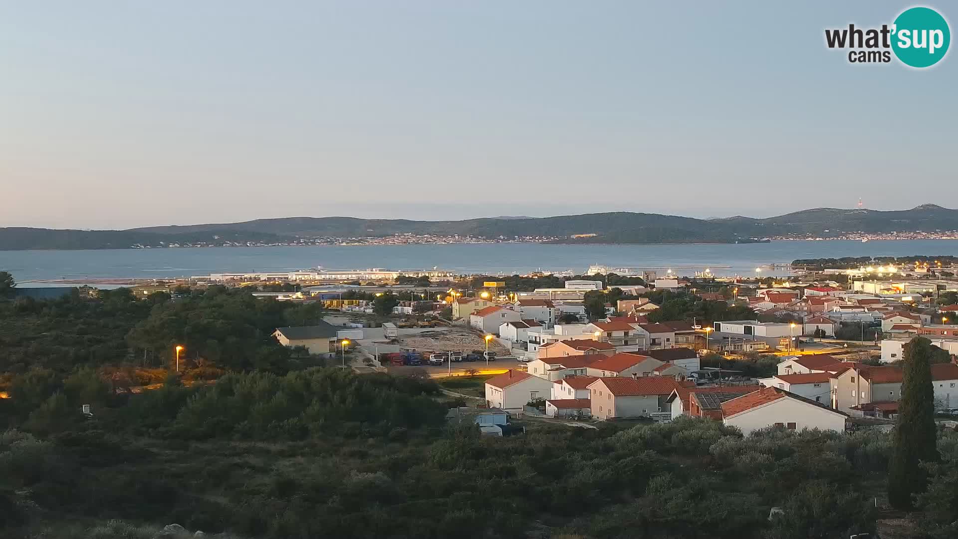 Zadar Port Gazenica Webcam Panorama, Zadar, Croatie