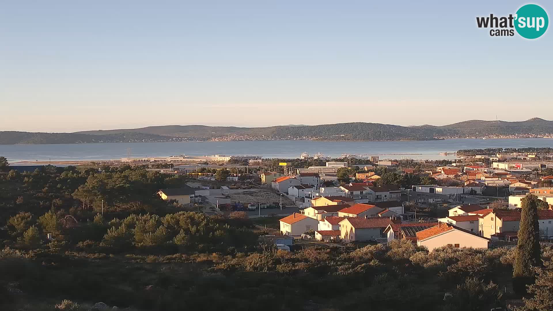 Zadar Pristanišče Gazenica s panoramsko spletno kamero, Zadar, Hrvaška