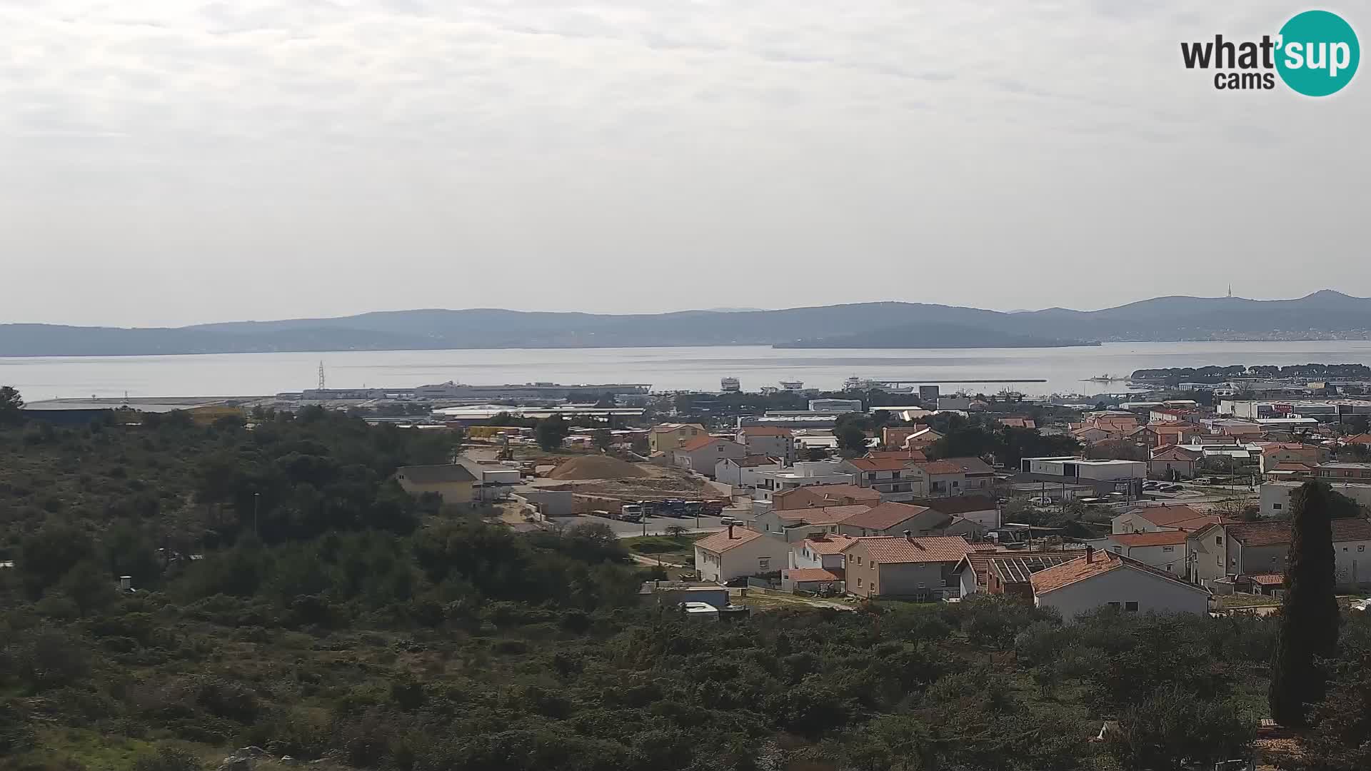 Zadar Pristanišče Gazenica s panoramsko spletno kamero, Zadar, Hrvaška