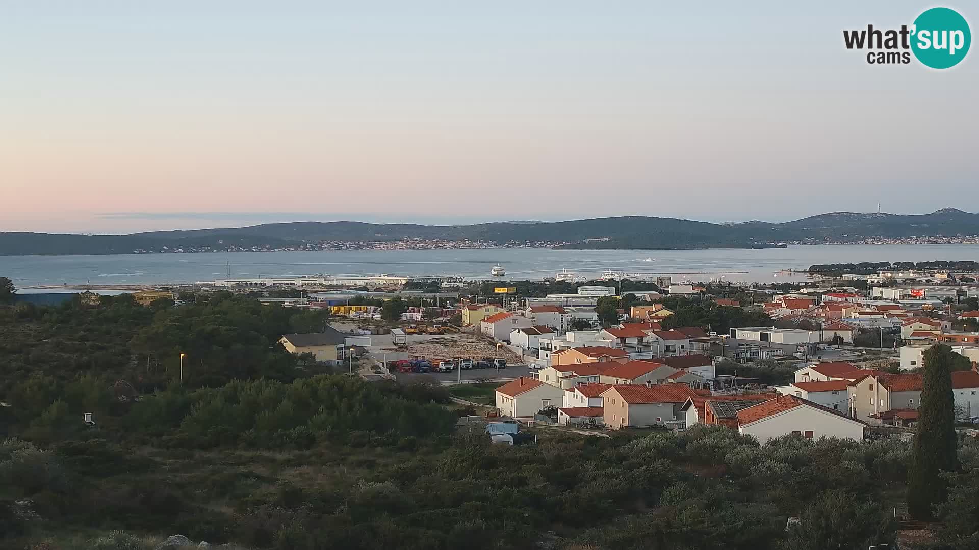 Zadar Port Gazenica Webcam Panorama, Zadar, Kroatien