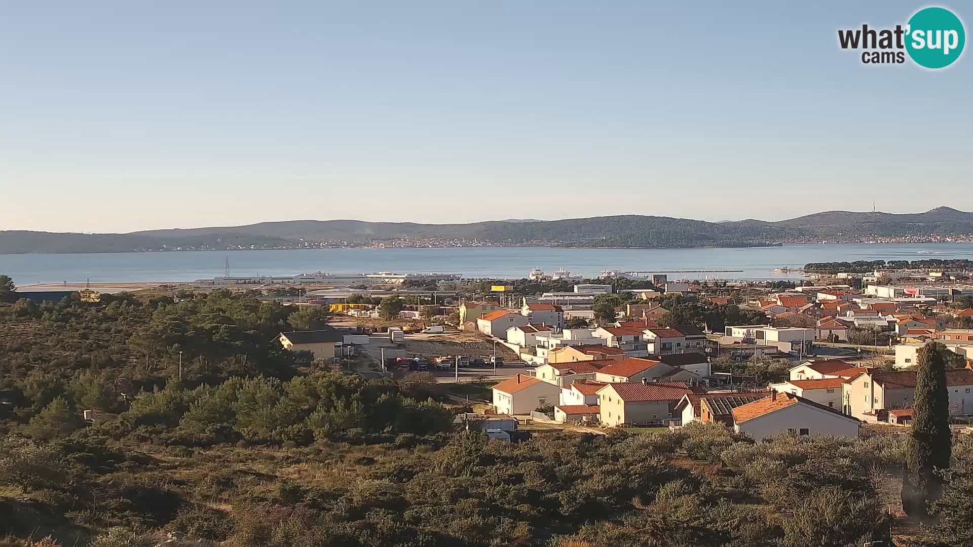 Zadar Port Gazenica Webcam Panorama, Zadar, Kroatien