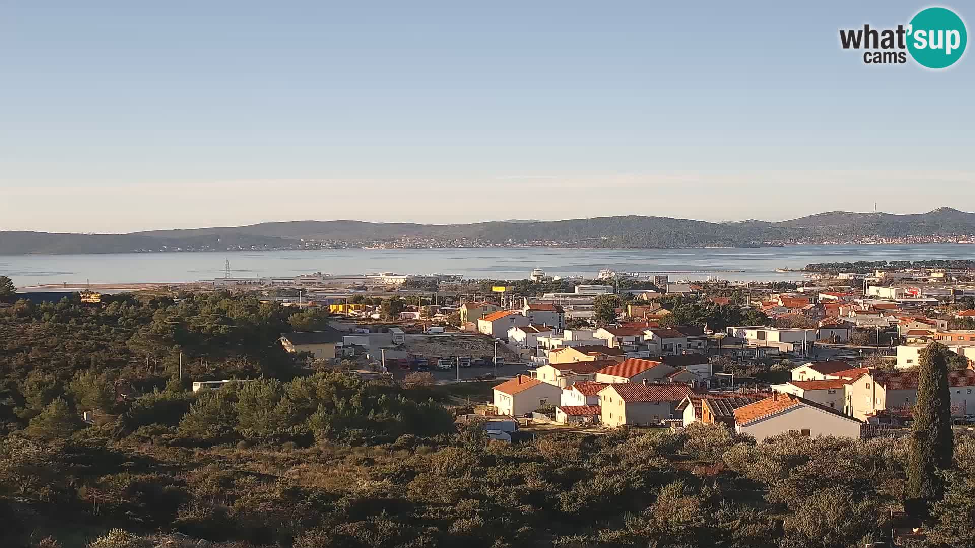 Zadar Pristanišče Gazenica s panoramsko spletno kamero, Zadar, Hrvaška