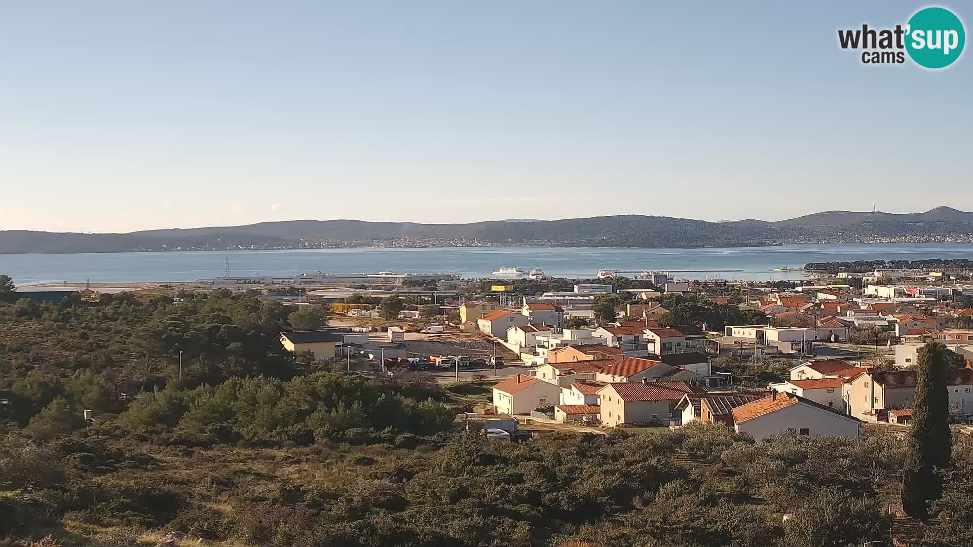 Panorama de la Webcam del Puerto Gazenica de Zadar, Zadar, Croacia