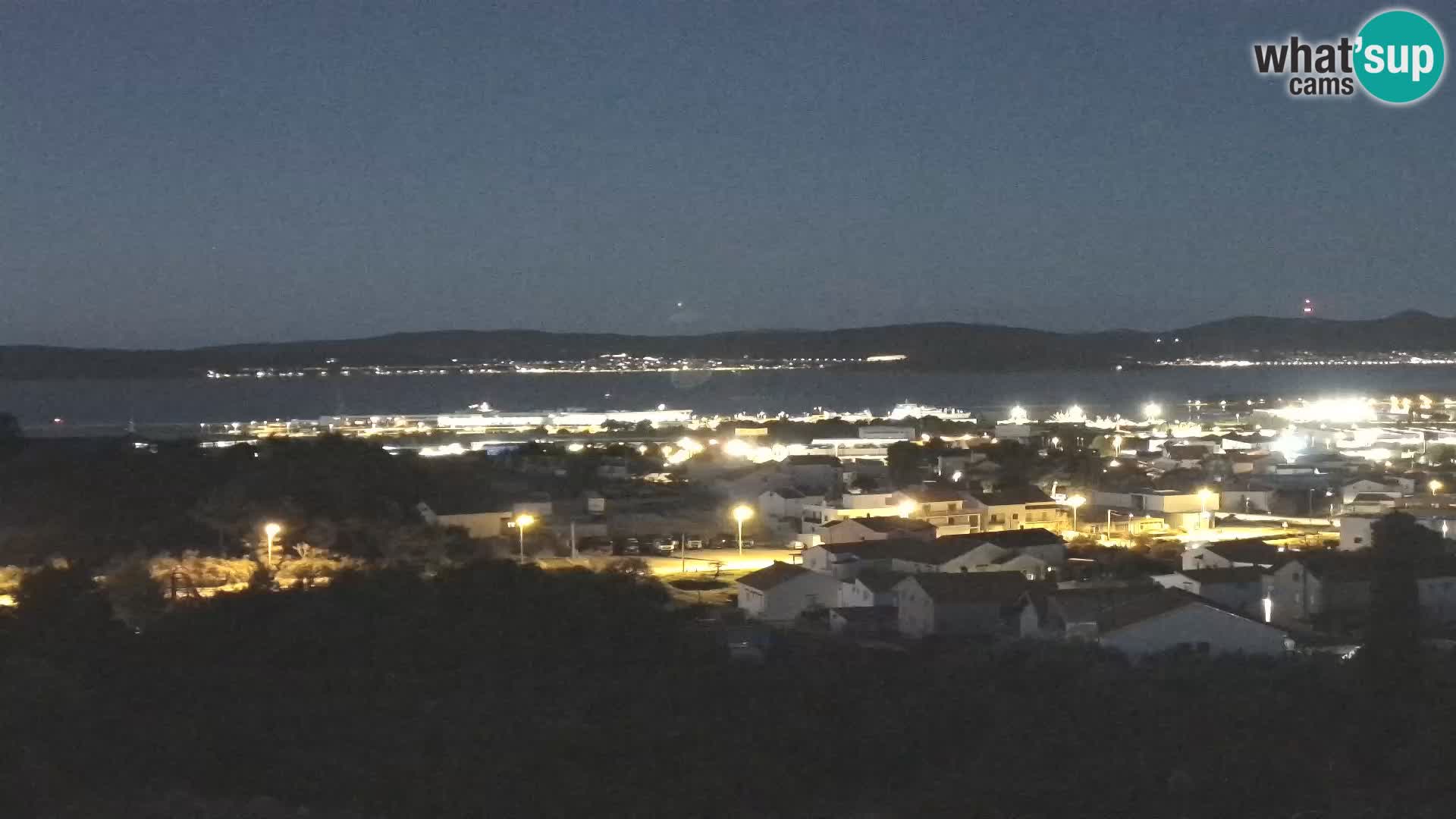 Panorama de la Webcam del Puerto Gazenica de Zadar, Zadar, Croacia