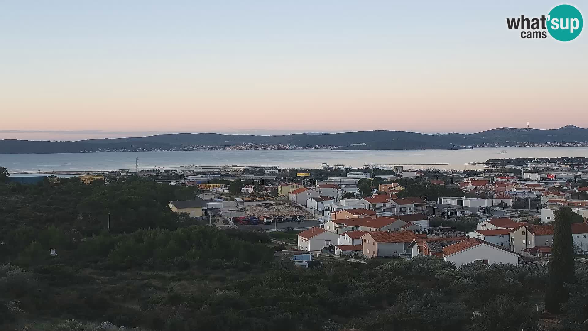 Zadar Port Gazenica Webcam Panorama, Zadar, Kroatien