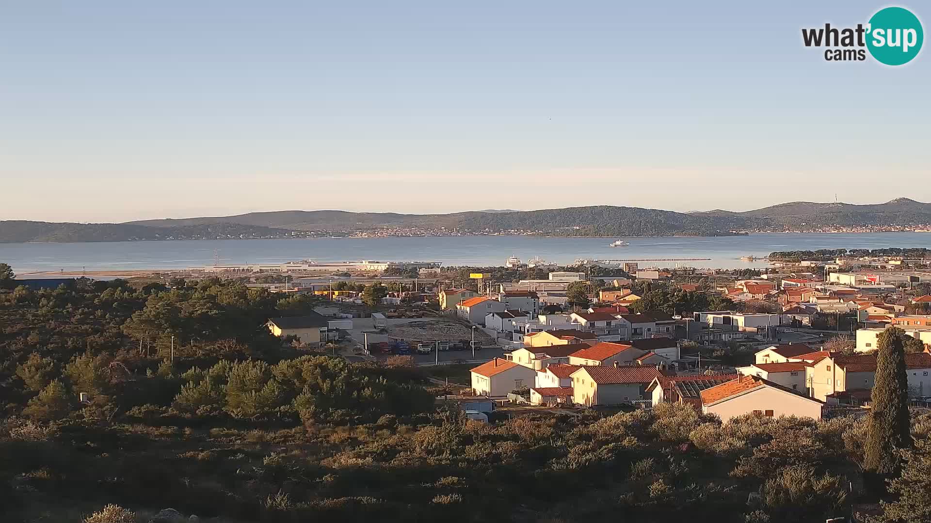 Zadar Port Gazenica Webcam Panorama, Zadar, Kroatien