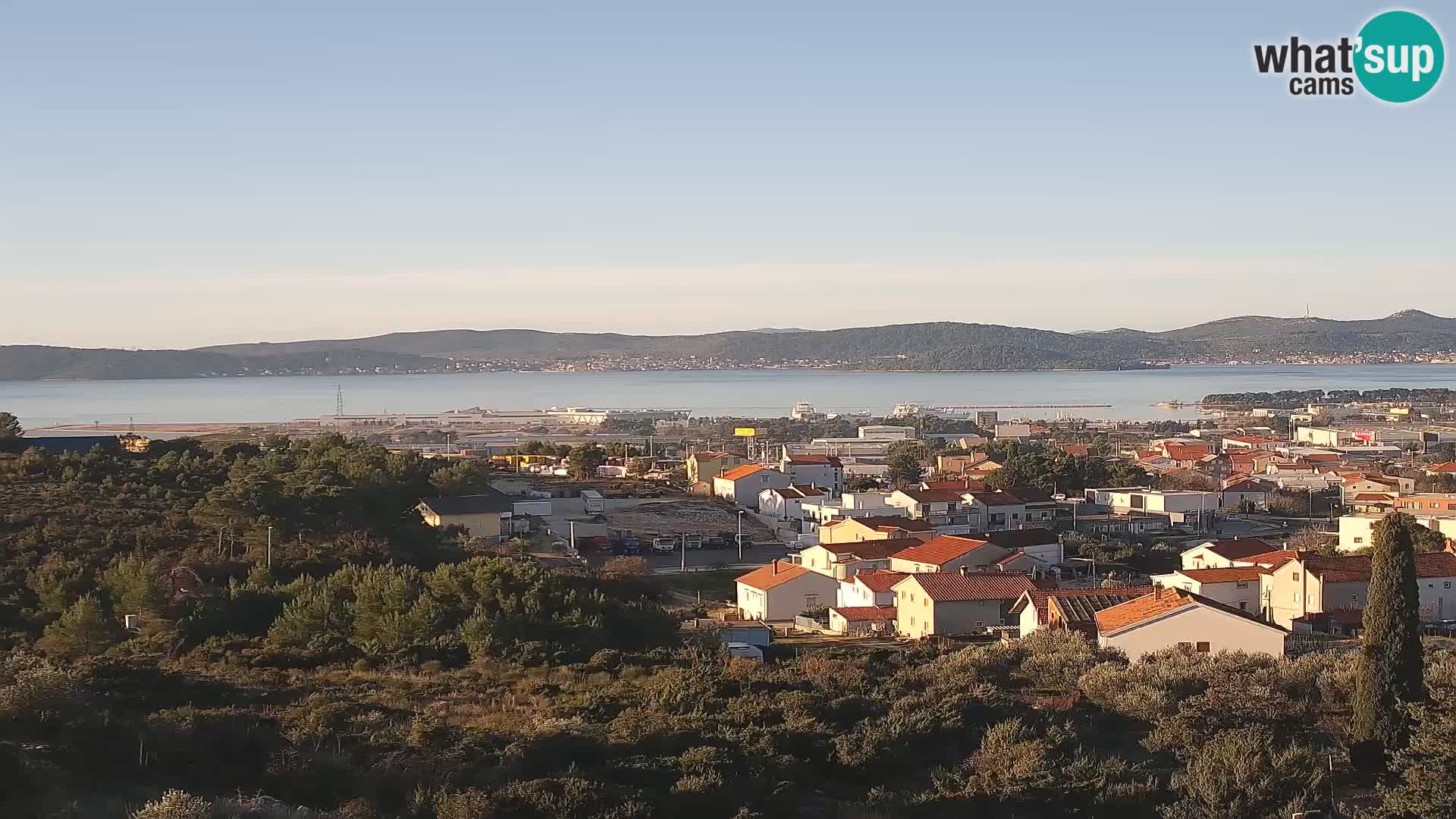 Zadar Pristanišče Gazenica s panoramsko spletno kamero, Zadar, Hrvaška