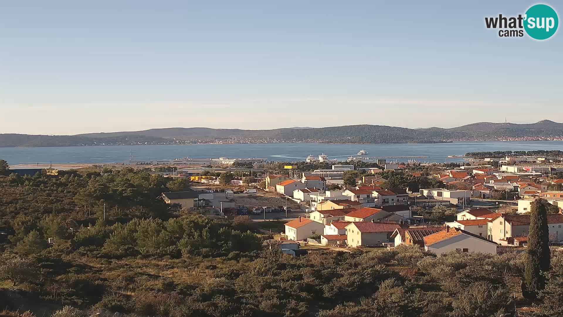 Panorama de la Webcam del Puerto Gazenica de Zadar, Zadar, Croacia