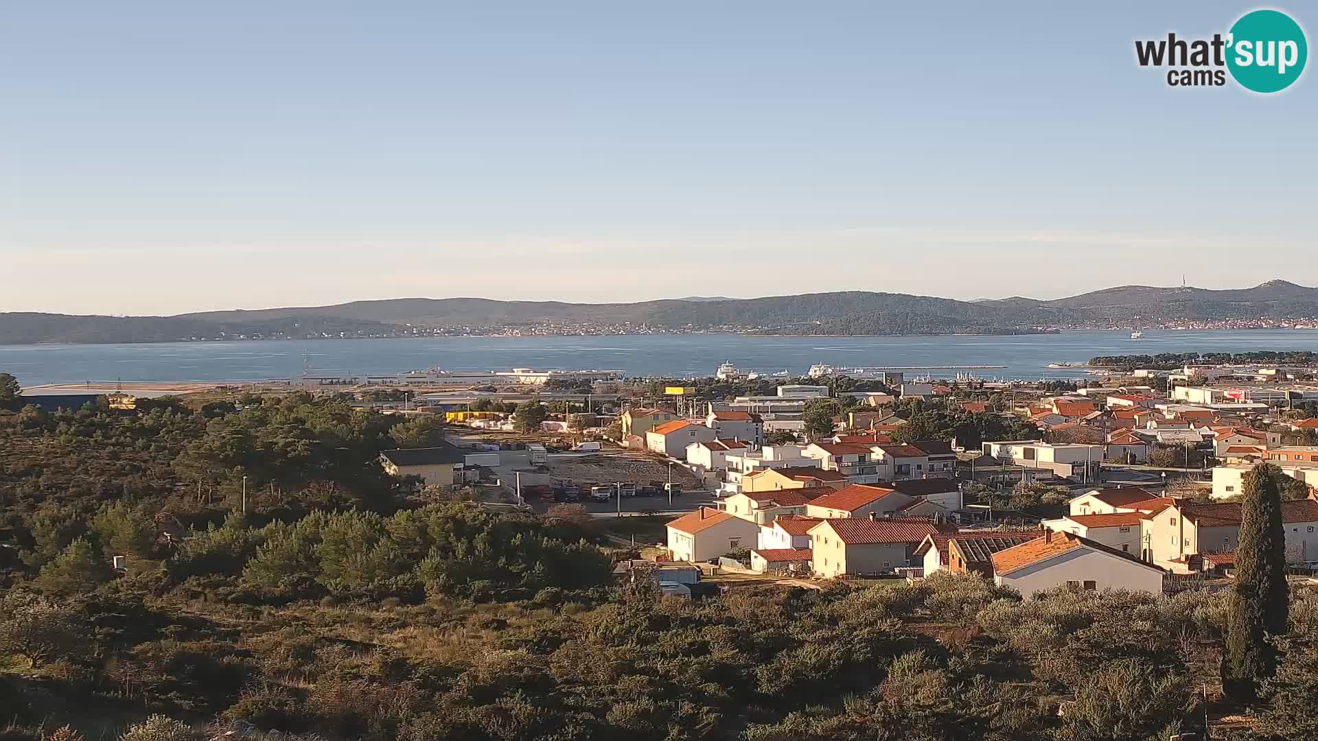 Panorama de la Webcam del Puerto Gazenica de Zadar, Zadar, Croacia