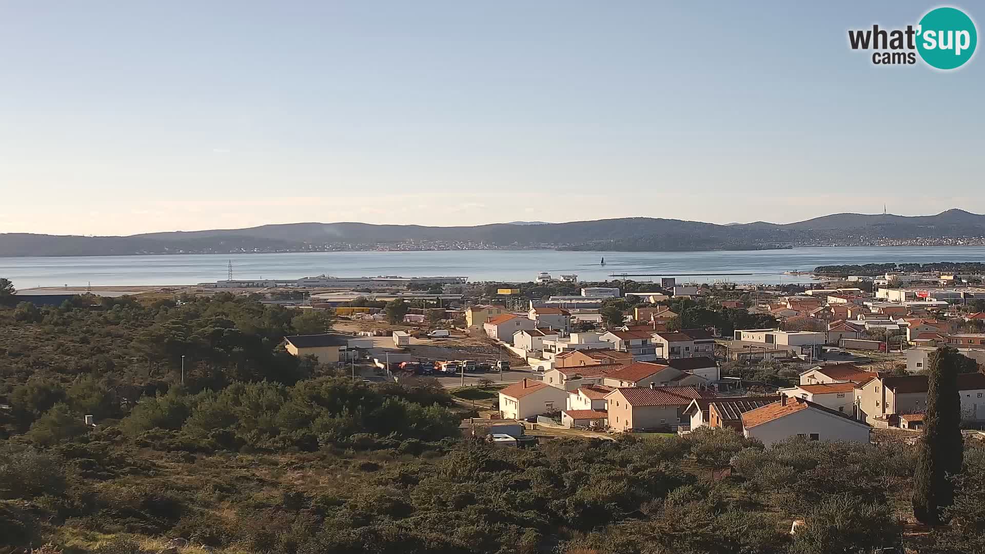 Zadar Pristanišče Gazenica s panoramsko spletno kamero, Zadar, Hrvaška