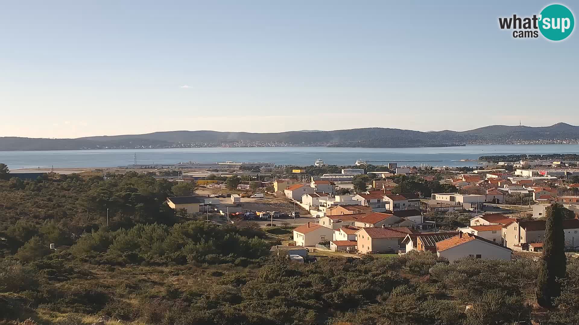 Panorama de la Webcam del Puerto Gazenica de Zadar, Zadar, Croacia