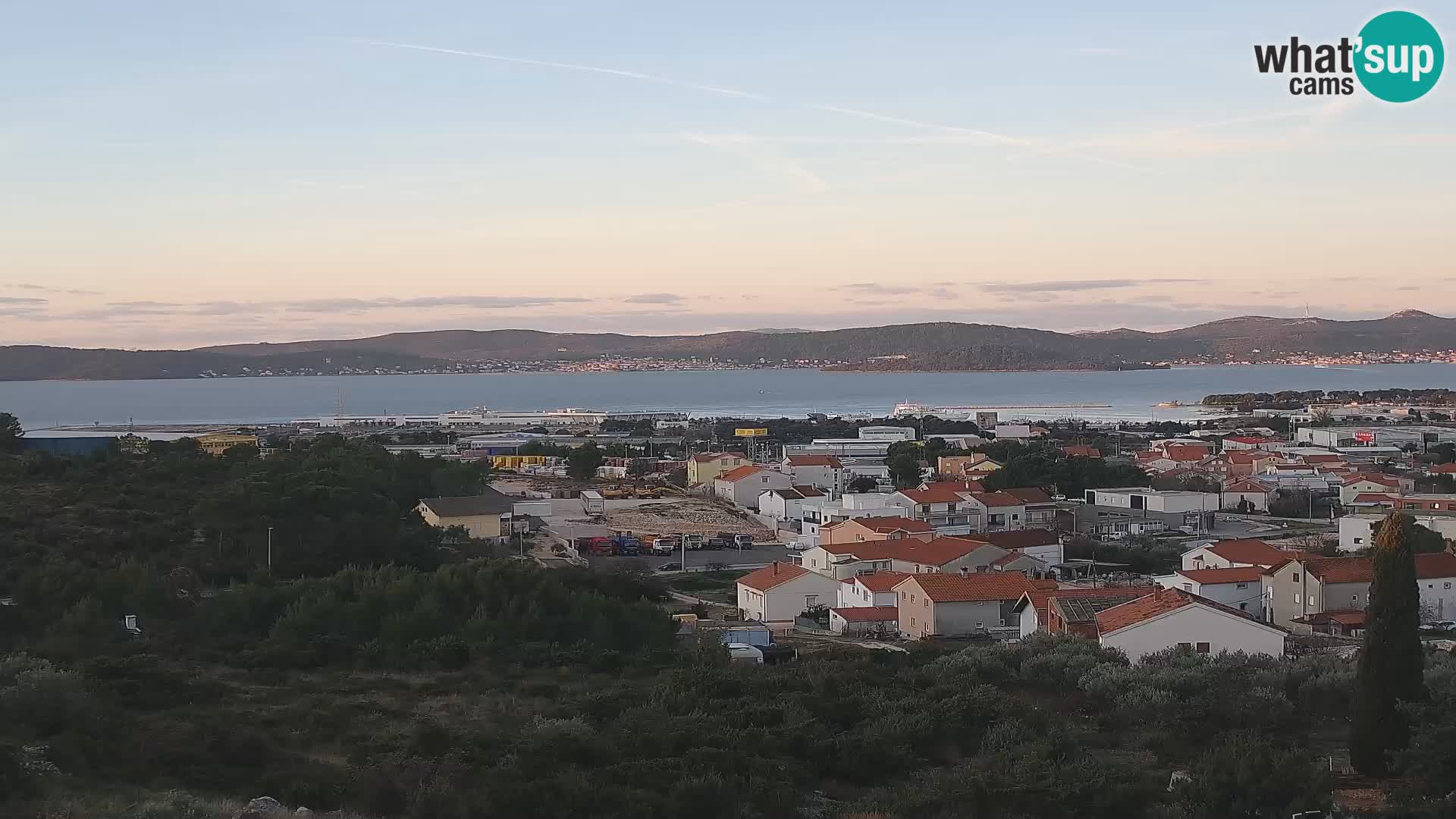 Zadar Pristanišče Gazenica s panoramsko spletno kamero, Zadar, Hrvaška