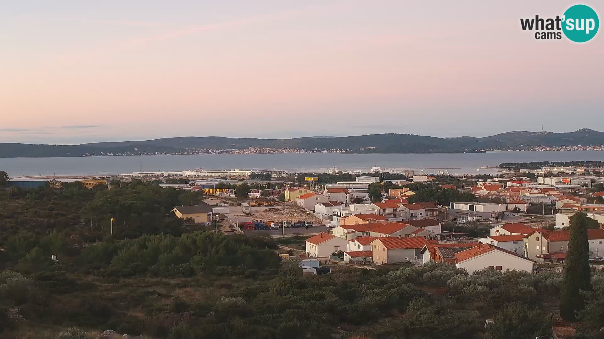 Panorama de la Webcam del Puerto Gazenica de Zadar, Zadar, Croacia