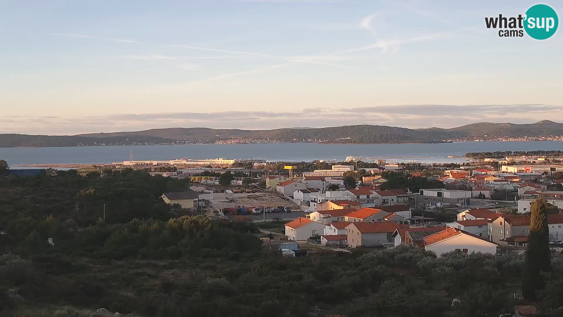 Panorama de la Webcam del Puerto Gazenica de Zadar, Zadar, Croacia