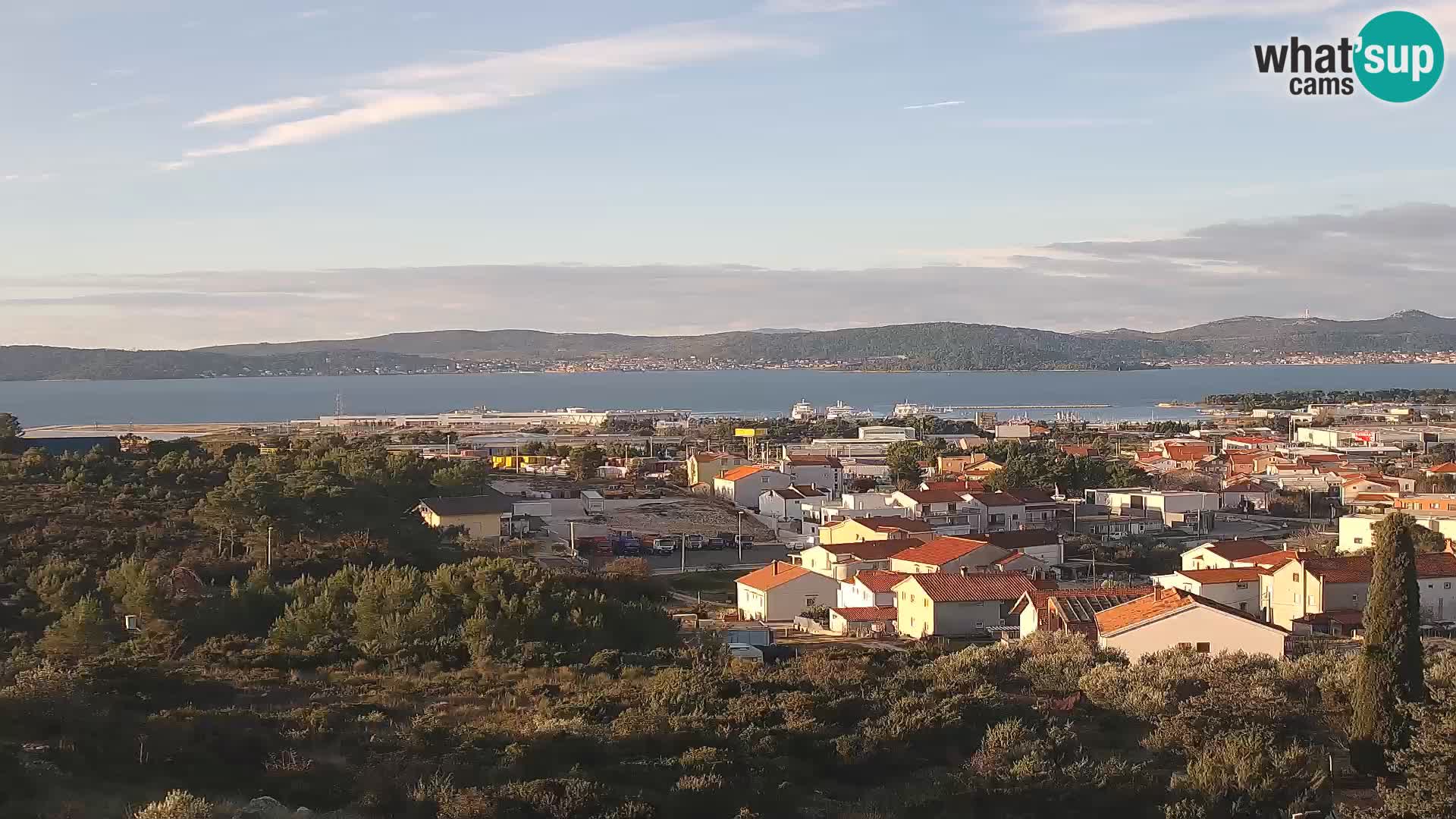 Panorama de la Webcam del Puerto Gazenica de Zadar, Zadar, Croacia