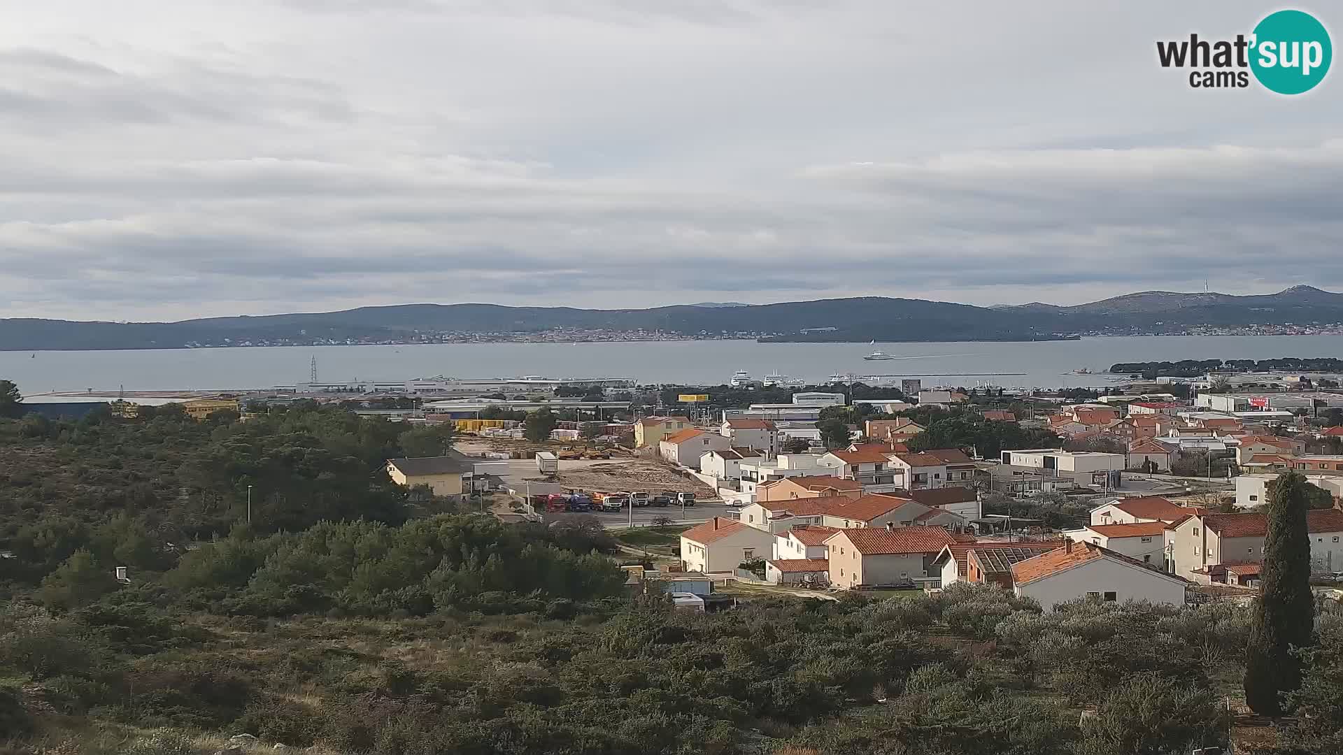 Zadar Port Gazenica Webcam Panorama, Zadar, Kroatien