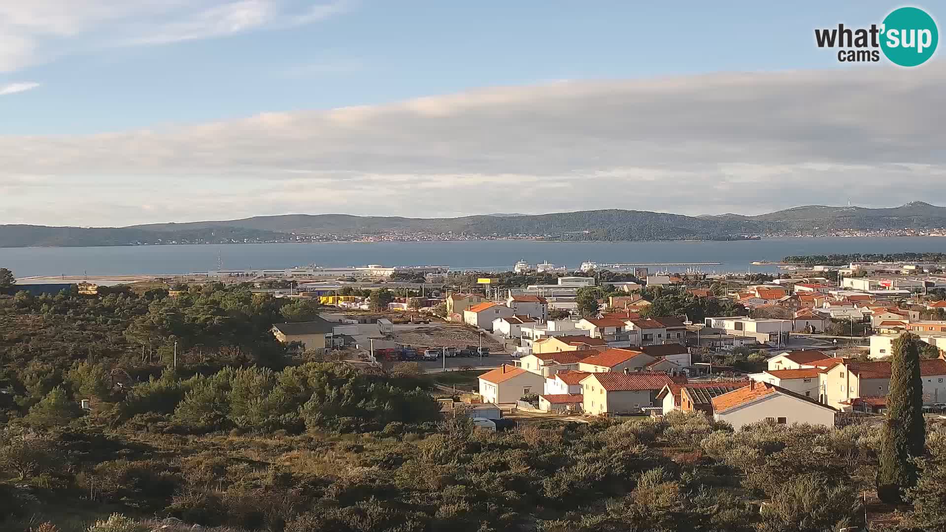 Panorama de la Webcam del Puerto Gazenica de Zadar, Zadar, Croacia