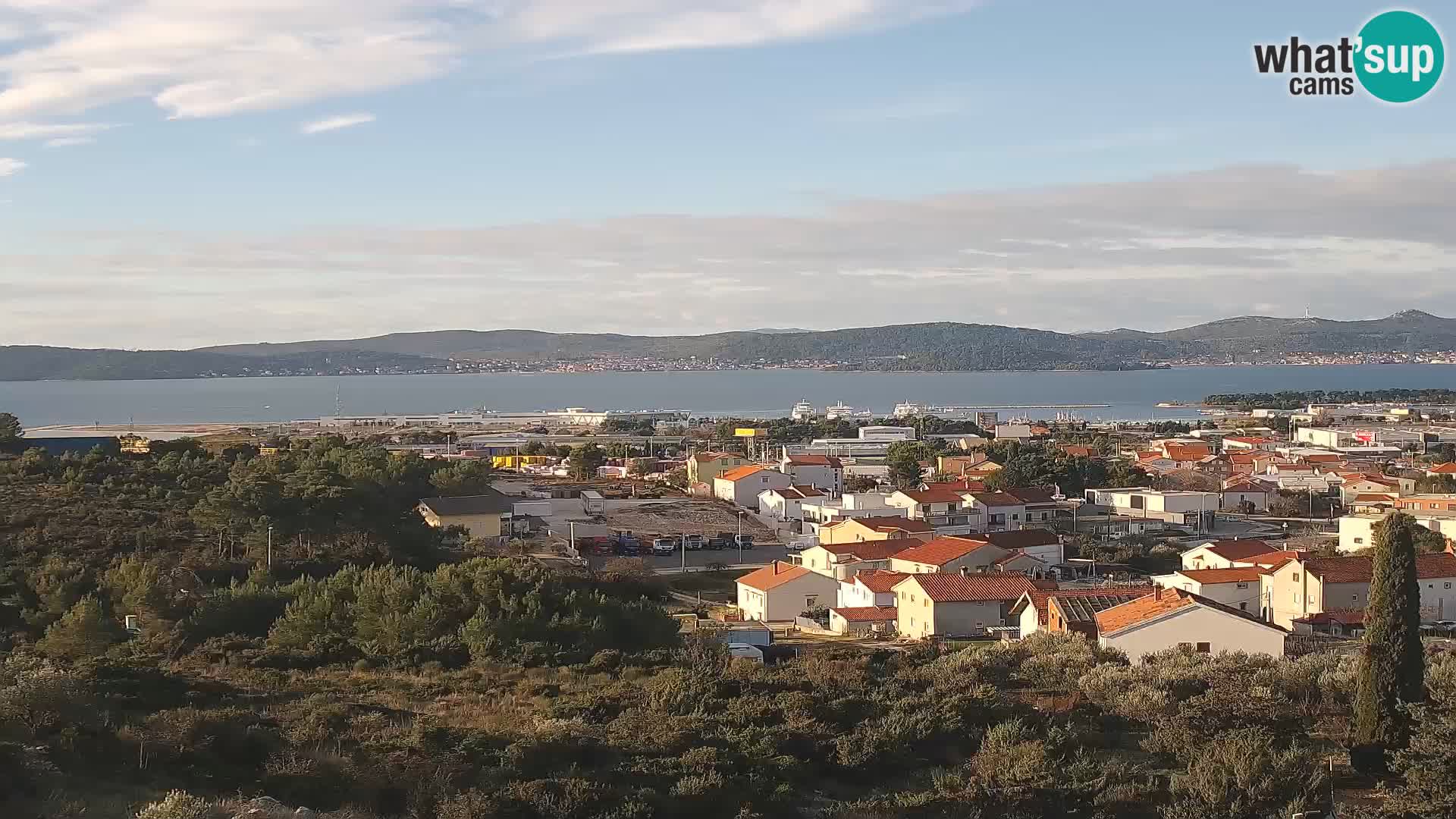 Panorama de la Webcam del Puerto Gazenica de Zadar, Zadar, Croacia