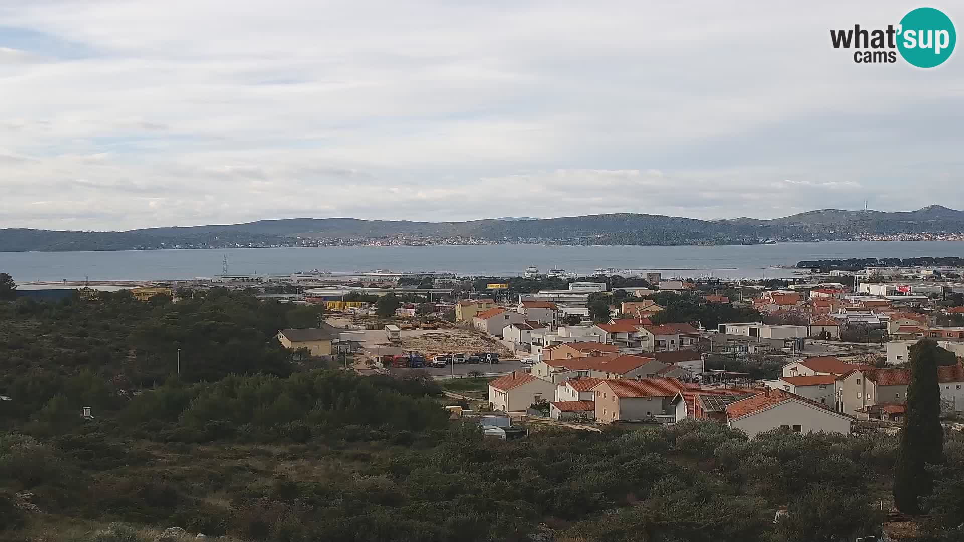 Panorama de la Webcam del Puerto Gazenica de Zadar, Zadar, Croacia