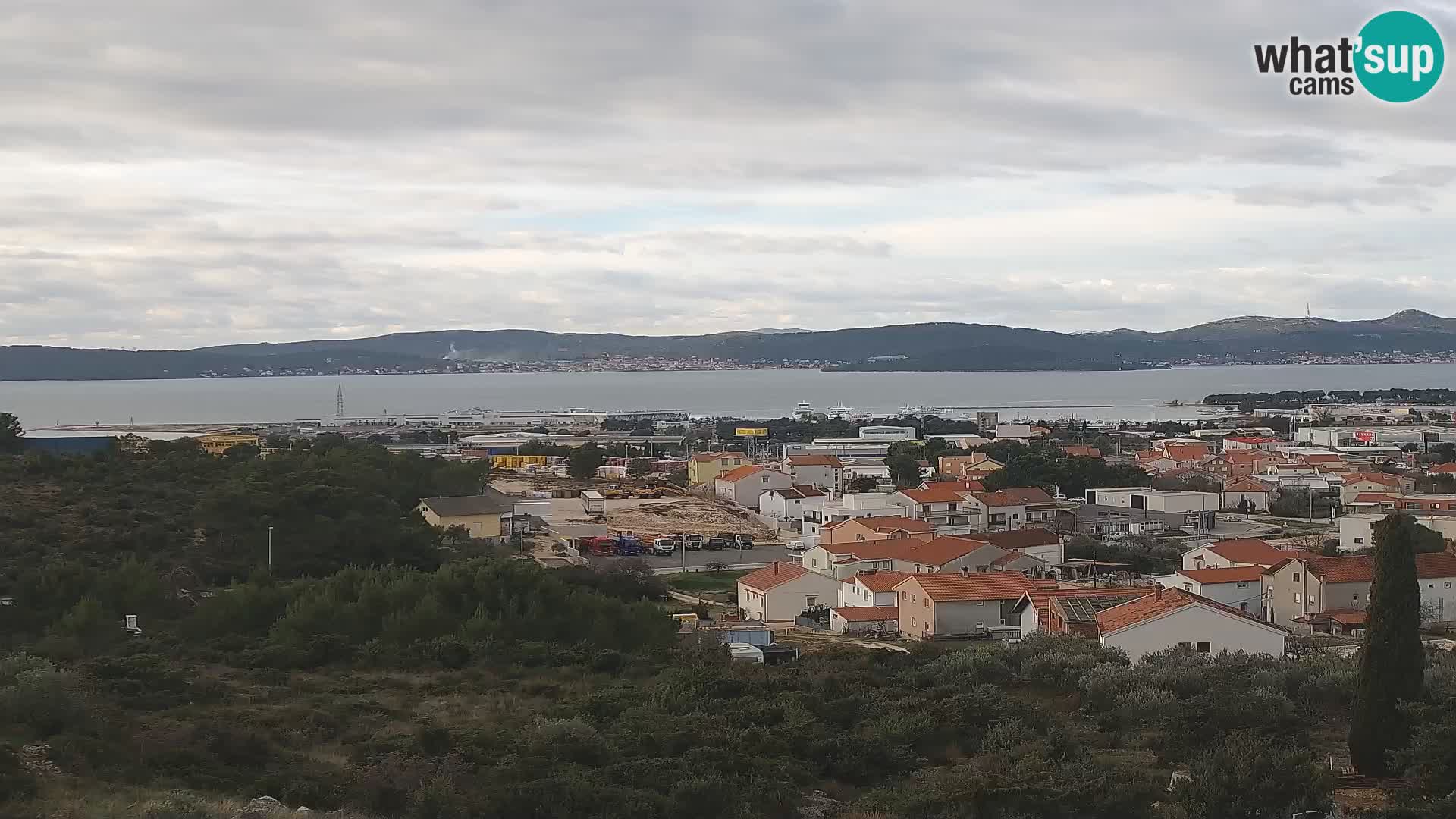 Zadar Pristanišče Gazenica s panoramsko spletno kamero, Zadar, Hrvaška