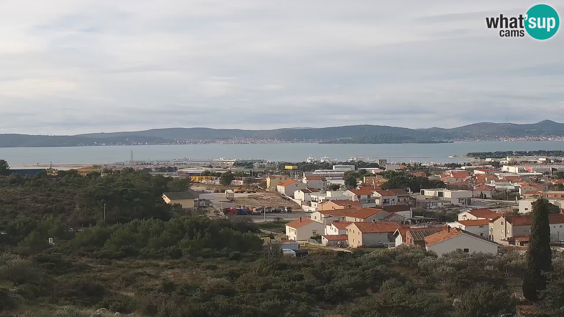 Zadar Port Gazenica Webcam Panorama, Zadar, Kroatien