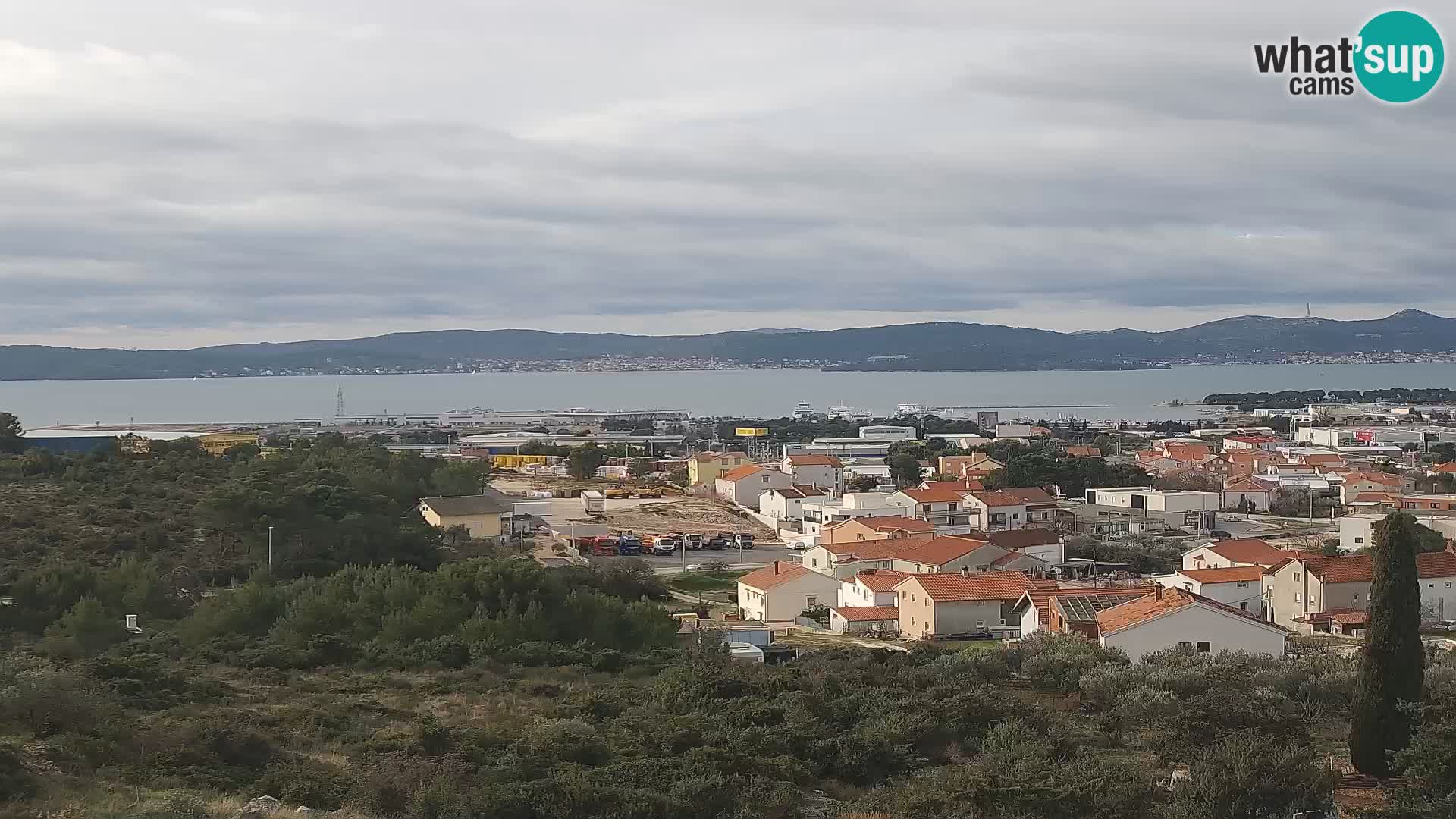 Zadar Port Gazenica Webcam Panorama, Zadar, Kroatien