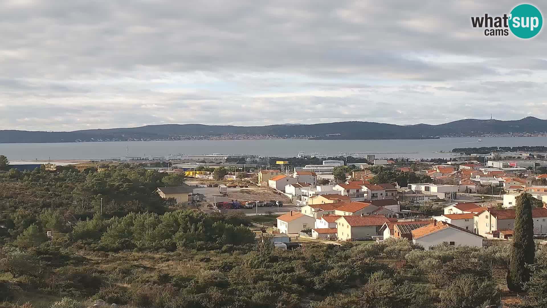 Panorama de la Webcam del Puerto Gazenica de Zadar, Zadar, Croacia