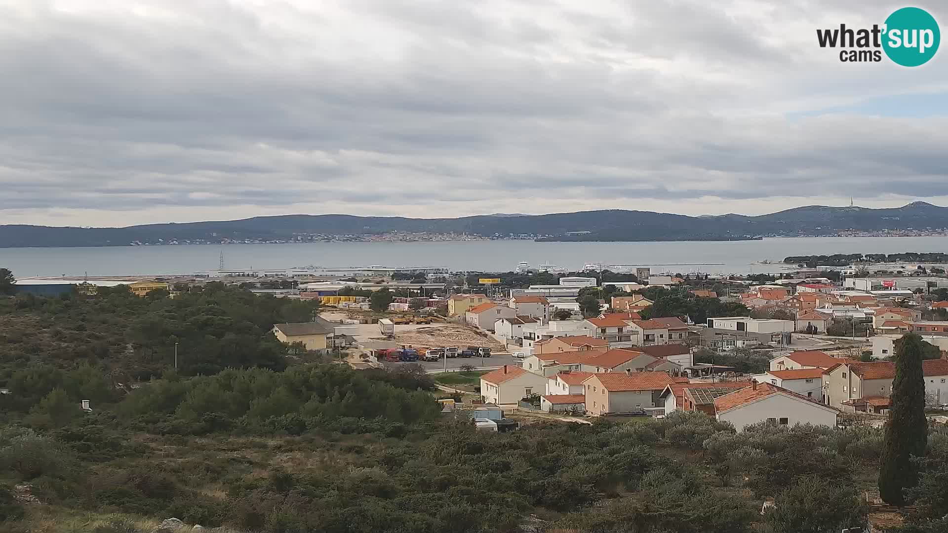 Panorama de la Webcam del Puerto Gazenica de Zadar, Zadar, Croacia