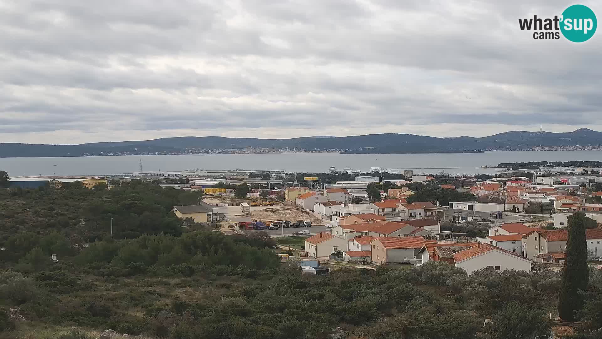 Zadar Port Gazenica Webcam Panorama, Zadar, Kroatien